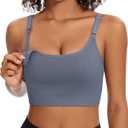Angelhood Non-Padded Minimizer Nursing Bras for Breastfeeding Support Maternity Sports T-Shirt Bras Wireless Sleep Bralettesm XL