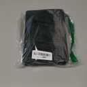 Qurbuns Car Trash Can, Leather Vehicle Trash Bin with 1 Roll Trash Bag, Mini Foldable Seat Back Hanging Storage Bag Container, Waterproof Car Door Storage Box, Universal for Most Cars (Black)