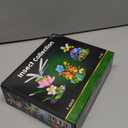 Ideas Insect Collection Building Set,855 PCS Butterfly Dragonfly Bee Display Models for Botanicals Flowers Lovers, Nature Dcor Halloween Christmas Bugs Gifts for Adults