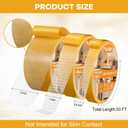 YoleShy Double Sided Fabric Tape Heavy Duty 3 Rolls Strong Adhesive Hem Tape No Sewing No Ironing Fabric and Carpet Tape for Clothes Curtains Rugs Removable No Residue