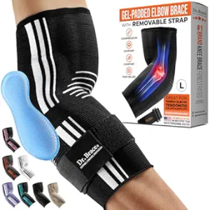 Gel-Padded Elbow Brace L