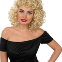 Blonde Bob Curly Wig, Platinum Short Curly Hair Wig for Women, Perfect for Parties and Events, One Size