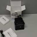 Induction Speaker with Phone Stand 5 in 1 Wireless Induction Bluetooth Audio for iPhone Android Phone Speakers Amplifier with Rechargeable Colorful Light, Birthday Gifts for Men Women Teens (Black)