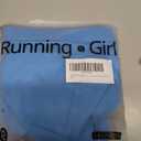 RUNNING GIRL Sports Bras for Women High Support,Racerback Supportive Molded Cup Sports Bra with Sewn in Pads (Blue, M)