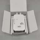 WiFi Extender,WiFi Extender Signal Booster for for Home & Outdoor,Device Servers Covers Up to 6000 Sq. ft and 35 Devices,Internet Booster, (White)