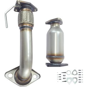 Rear Catalytic Converter Compatible with Honda Accord 2008-2012, Acura Tsx 2009-2013 2.4L (EPA Compliant)