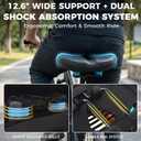 Oversized Noseless Bike Seat for Men & Women