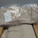 EVERGRACEHOME 100% Cotton Box Stitch Quilt Bedding Set King Size 3 Pieces, Garment-Washed Lightweight Soft Cozy Coverlet, Oversized Quilted Bedspread Sets with 2 Shams for All Season, Pebble Khaki