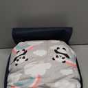 CuteKing Weighted Blanket for Adults: Weighted Blanket with Premium Glass Beads - Thick Blanket for Adult All Season(15lbs, 48"x72", HappyPanda) (10-white Plaid)