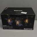 LED Outdoor String Lights 100FT, Waterproof Patio Lights with 52 (50+2 Spare ST38 Shatterproof Replaceable Bulbs), Connectable Dimmable Outside Hanging Light for Porch Garden Deck Bistro Backyard