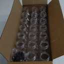 DECADORN 16oz 20pcs Juice Bottles With Caps - MADE IN USA Juice Containers With Lids For Fridge - Juicer Bottles With Tamper Evident Caps, Shatterproof, BPA-Free, Leak proof, Disposable & Recyclable