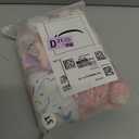 Baby Bedside Bassinet Sheets Fitted Girl, 33x20 Compatible with Baby Delight Dream On Me & Most Rectangle Bedside Sleeper Bassinet Mattresses, Super Soft Microfiber Pink Rainbow