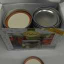 Dalzom 48Pcs Canning Lids with Rings Wide Mouth, Premium Mason Jar Lids with Bands/Rings for Ball, Kerr Jars - Food Grade Material, 100% Fit & Airtight for Wide Mouth Mason Jars