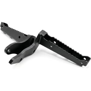Banshee Foot Pegs Set (1987-2006) - Left & Right Steel Footpegs with Black Powder Coat
