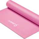 Sunny Health & Fitness Non-Slip Yoga Mat Durable, Anti-Tear, Lightweight, Cushioned Support for Yoga, Pilates, Stretching Exercises, Meditation and Floor Workouts | Multiple Sizes & Colors 68"L x 24"W x 0.16"Th