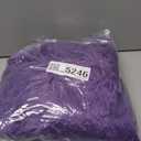 Maitys 2 Pcs Heart Shaped Pillows 12 x 16 Inch Faux Fur Throw Fluffy Cute Soft Throw Pillows Decorative with Insert for Anniversary Bedroom Living Room Sofa Couch (Violet)