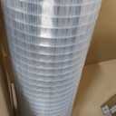 16 Gauge Galvanized Hardware Cloth 48in x 100ft Silver 1 inch Welded Garden Fence Roll for Gardens, Chicken Coops & Poultry Animal Netting Cage