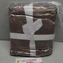 Luxury Faux Fur Blanket - Soft Warm Plush Blankets for Couch Sofa Bed, Fluffy Thick Throws for Bedroom, Office, Living Room, Decorative Reversible, Not Easy to shed - 60"x80", Brown