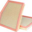 2-Pack Engine Air Filter Fits for 2026-17 Chrysler Pacifica, 2026-20 Voyager, 2026-21 Grand Caravan Air Filter Replacement 68214516AA Car Accessories