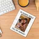 Beliran Memaw Gifts Picture Frame 5x7, Grandma Photo Frame, Christmas Mothers Day Birthday Gifts for Memaws, My Favorite People Call Me Memaw Wooden Picture Photo Frames for Desk Home Room Decor