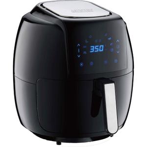 GoWISE USA 8-in-1 Digital Air Fryer with Recipe Book, 7.0-Qt, Black