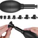 Lens Sucker Kit 8-in-1 with 7 Interchangeable Suction Cups Strong Suction Manual Vacuum Suction Pen Lens Puller for Lens Repair and Cleaning, Watches, and Electronic Components