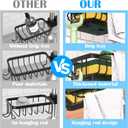 Upgrade Kitchen Sink Faucet Organizer, 2024 Multifunction Sponge Holder Over Faucet, Sink Organizer Rack for Kitchen, Adjustable Sink Organizer for 0.7-1.1inch Round Water Pipe (Right)