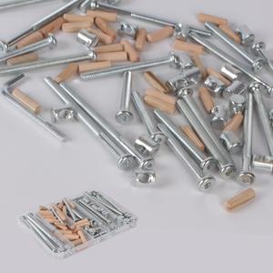 20Set Crib Hardware Screws Kit-M6 20/40/60/80mm Hex Socket Head Cap Crib Baby Bed Bolt and Barrel Nuts with 1 x Allen Wrench Perfect for Furniture, Cots, Crib Screws