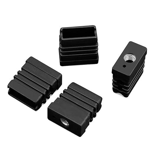 G4080036W1 Caster Socket Grill Replacement Parts for Charbroil Wheel Replacement 463243518 463342119 463240115 Thread Caster Kenmore Grill Rectangular Caster Socket Insert Wheels Parts 1/2"