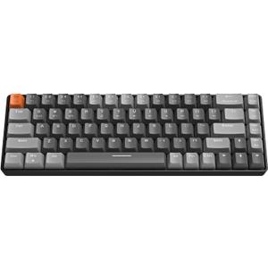 MAGIC-REFINER RK68 60% Wireless Mechanical Keyboard, Bluetooth 5.0/2.4GHz with Dual Mode 2-in-1 Receiver, Ergonomic Compact 68-Key Hot Swappable Gaming Keyboard, Blue Switch for Mac Windows PC (Dark Gray/Blue Switch)