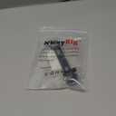 NICEYRIG Leather Rosette Handle M6 Thread Mount, Applicable for 15mm Camera Shoulder Rig Rod Support System