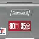 Coleman Classic Series Insulated Portable Cooler, Leak-Resistant Outdoor Hard Cooler Keeps Ice up to 5 Days, 52/70/120/150 Quart, 52qt