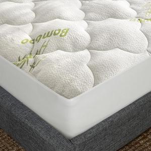 Air Mattress Cover Full Size Mattress Topper, Viscose Made from Bamboo Quilted Mattress Pad Topper, Noiseless Extra Plush Pillow Top Mattress Topper Full (15-23" Deep Pocket)