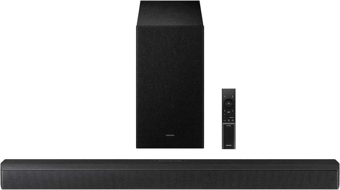 Samsung B-Series Soundbar HW-B630F 3.1 ch DTS Virtual:X Soundbar with Subwoofer (2025 Model) One Remote Control, Voice Enhance Mode, Adaptive Sound