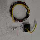 592830 10-16 Amp Alternator Compatible for Briggs Stratton 96458 691064 393295 845907 394890 797375 393374 691185 S2546 S1742 SST18 X330 Z225 Z425 Z445 GT235 LT166 with 845907 Voltage Regulator