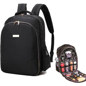 MAXPAND Large Backpack Bag Organizer for Barbers Clippers and Supplies Portable Hairstylist Clipper Backpack Travel Barber Shop Tools Bag 3 in 1 (BLACK), 19 INCHES