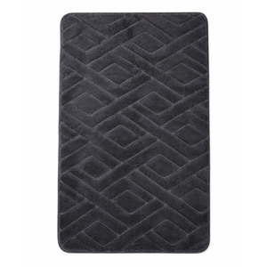 Large Indoor Door Mat, 59x35 Inch, Dirt Resistant and Absorbent, Non-Slip Rubber Backing Floor Mats, Easy Clean Low-Profile Doormat for Entryway, Front Door, and Inside Entrance, Black