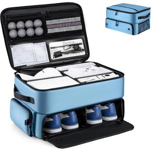 BRANTMAKER Golf Trunk Organizer, Golf Accessories for Men/Women to Storage Stuff and Gear, Cool Gifts for Golfers, Dad, Him/Her, Birthday or Father’s Day