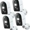 GALAYOU Cameras for Home Security Outside-2K Battery Powered WiFi Surveillance Indoor/Outdoor, Security Cameras with Motion Siren, Color Night Vision Waterproof, Cloud/SD Storage 2.4Ghz WiFi