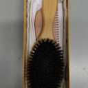 Belula 100% Boar Bristle Hair Brush Set (Medium). Soft Natural Bristles for Thin and Fine Hair. Restore Shine And Texture. Wooden Comb, Travel Bag and Spa Headband Included!