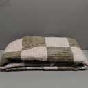 LIVEBOX Checkered Round Rug 6 Ft Washable Area Rug for Playroom Classroom, Kids Non-Slip Neutral Classic Circle Rug Geometric Large Carpet Soft Boys Nursery Rug for Dorm Bedroom(Sage Green,180R)