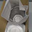 4Pcs 4.25 inch Wheel Center Caps Aluminum Push Through Trailer Caps Fit 4.25" Center Bore Truck RV SUV Wheels Rims, Silver Hub Covers, 4.69" Tall