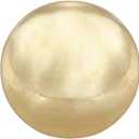 2 x Aspen Creative 24029-11, Sphere Finial for Lamp Shade, Steel in Brass Plated Finish, 1" Height, (1 Pack)