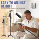 Hold 440 lbs Walking Cane for Seniors Aluminum Alloy Lightweight Height Adjustable Walking Stick Heavy Duty Foldbale Free Standing Cane with LED for Men and Women Adults