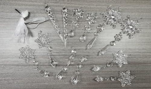 Christmas Decorations Christmas Ice bar Clear Snow ice Edge Acrylic ice Pick