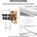SignMission Cake POPS 18"x24" Yard Sign & Stake | Advertise Your Business | Stake Included Image On Front Only | Made in The USA, 18" X 24" Single Sided