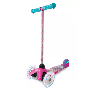 Barbie Tilt and Turn Light Up 3 Wheels Scooter