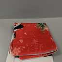 Wnoesat Red Snowman Christmas Rugs 2x3 Winter Pine Tree Bird Decorative Indoor Outdoor Doormat Small Non-Slip Low Pile Front Door Mat Area Throw Rugs for Living Room Bedroom Home Decor