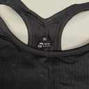 ATTRACO Ribbed Workout Tank Tops for Women with Built in Bra Tight Racerback Scoop Neck Athletic Top (Black, XL)