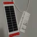 1pcs Solar Panel 1.3W5.5V, Suitable for Electric Blinds Smart Blinds, USB-C Plug Mobile Solar Power Generation, Installed on Window Solar Power Panel